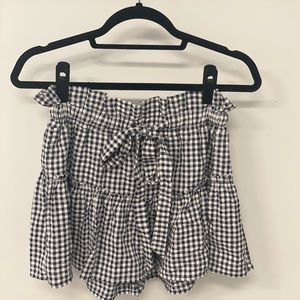 Navy & White Gingham shorts by Blue Life.